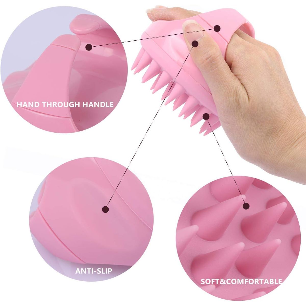 MC - Silicone Shampoo Scalp Brush