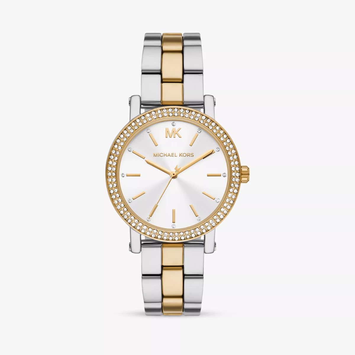 CUR 969 - Michael Kors Corey Ladies 2 Tone Bracelet Watch