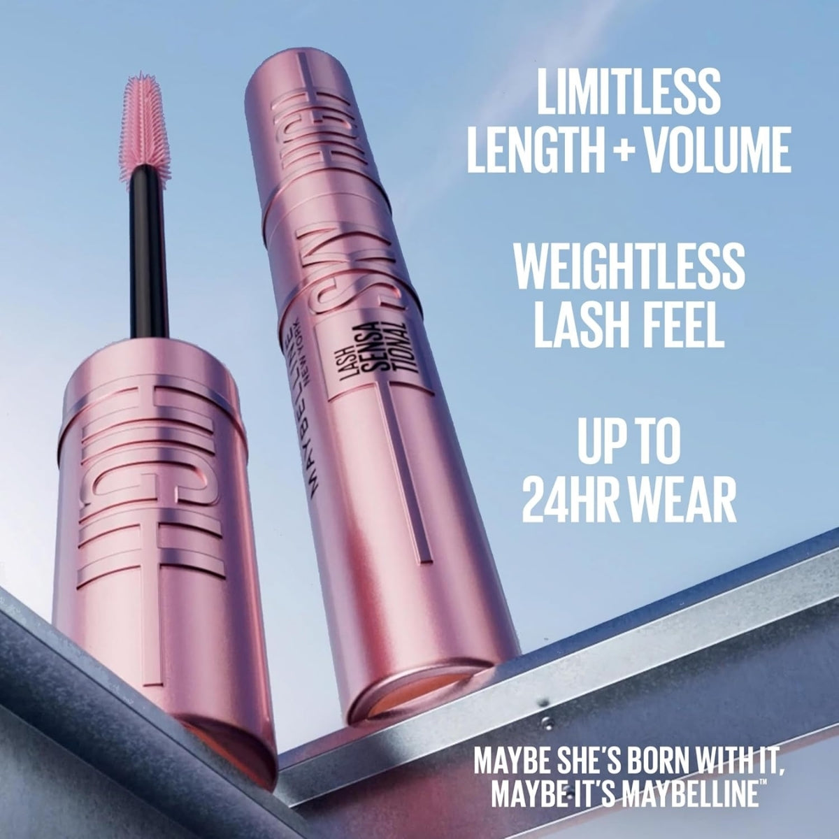 TAF - Maybelline Sky High Mascara Washable - Black