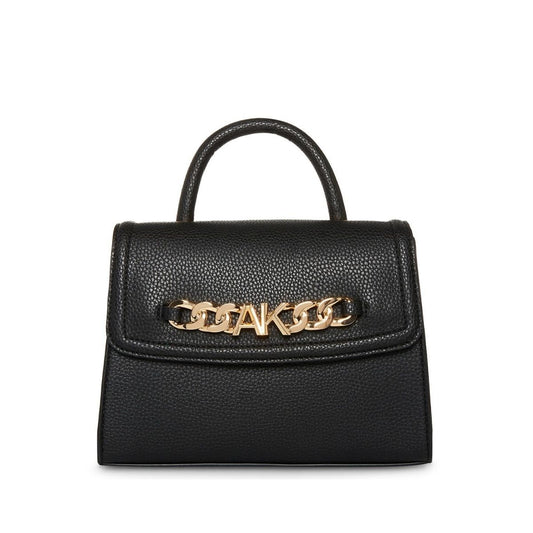 CUR 992 - Anne Klein Dara Black Top-handle Purse