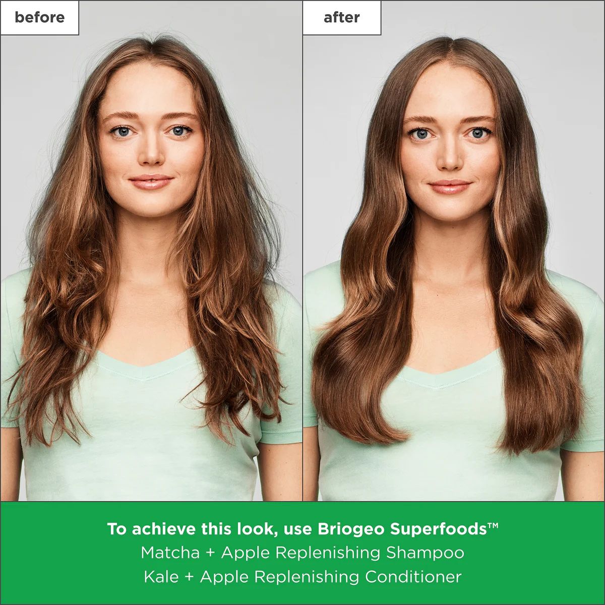 FG - Briogeo Superfoods Matcha + Apple Replenishing Shampoo