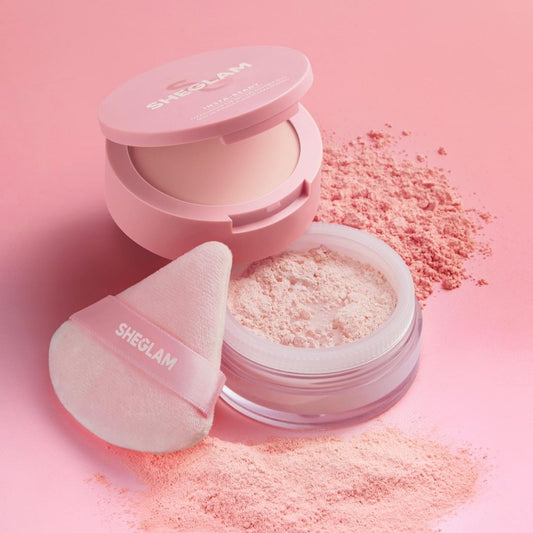 TAF - SHEGLAM Bubble Gum Insta-Ready Face & Under Eye Setting Powder Duo