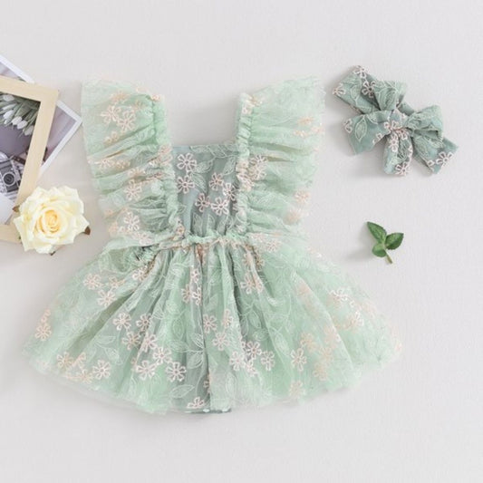 CCO 009 - Green Onesie Dress