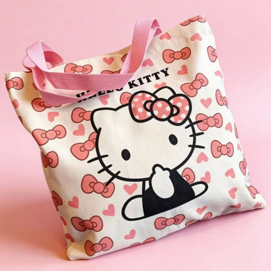 LGG - Hello Kitty Canvas Tote Bag