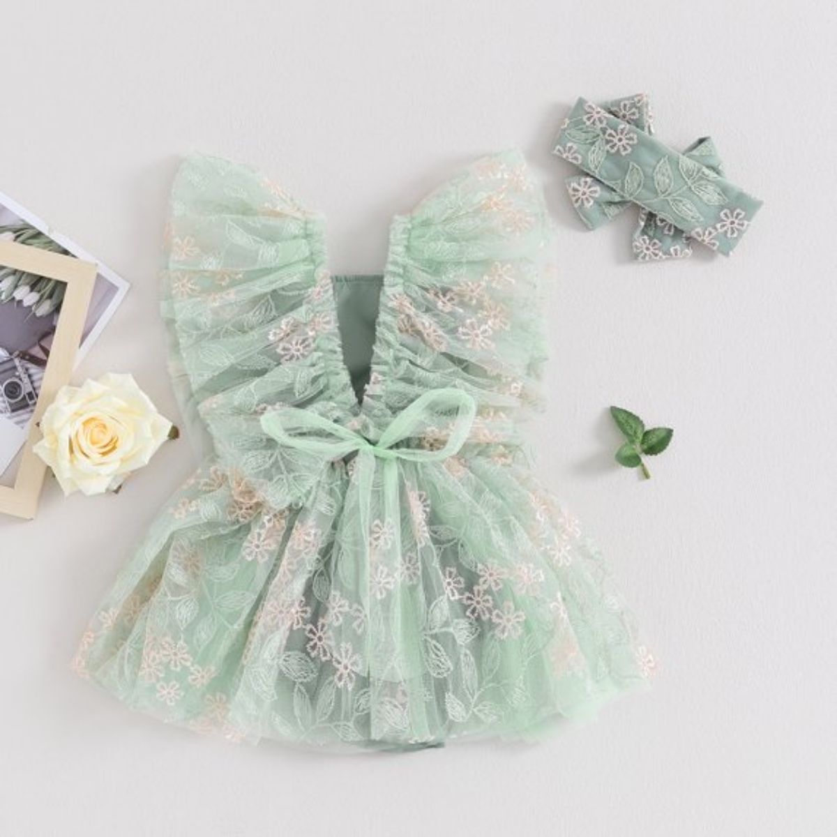 CCO 009 - Green Onesie Dress