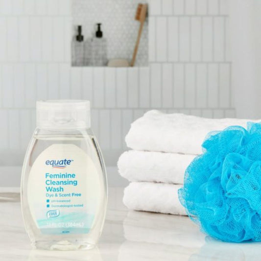 FG - Equate Feminine Cleansing Wash, Dye & Scent Free variant