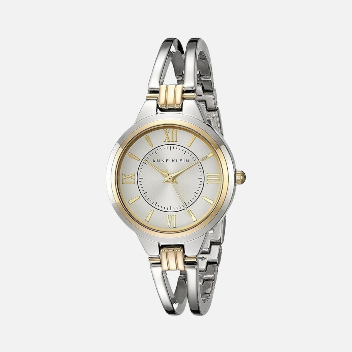 CUR 390 - Anne Klein 2 Tone Bangle Bracelet Watch