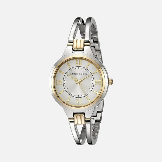 CUR 390 - Anne Klein 2 Tone Bangle Bracelet Watch