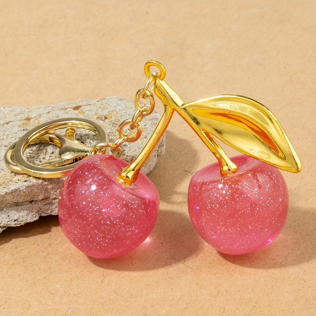 LGG - Pink Cherry Bag Charm