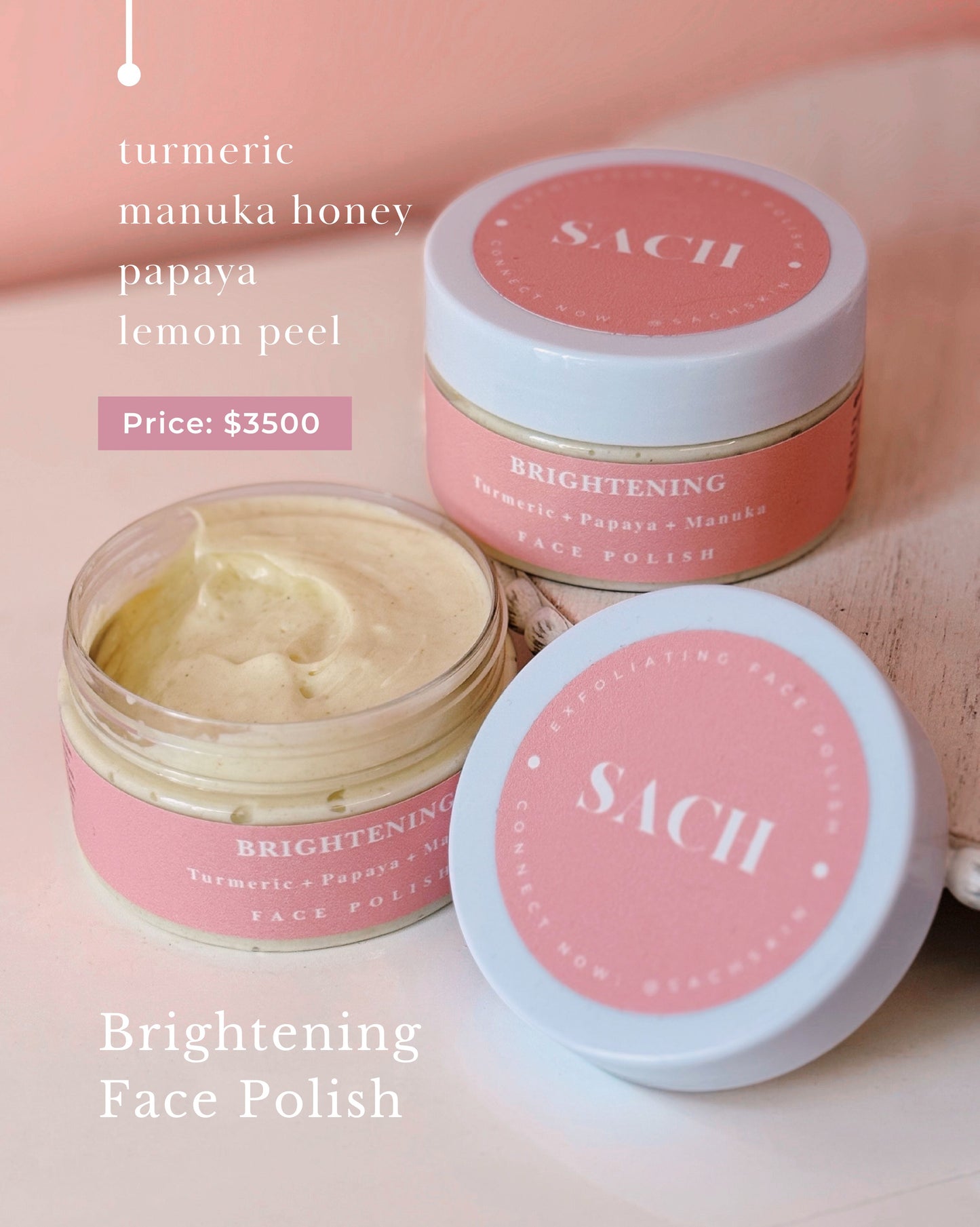 SACH Brightening Exfoliating Face Polish