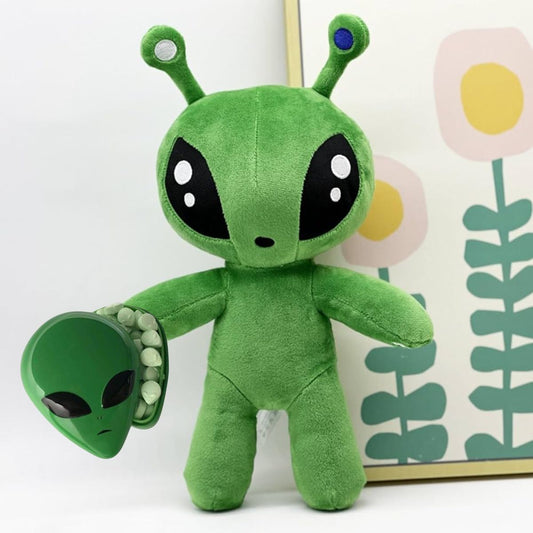 OWL - Alien Soft Toy Plus Collector's Tin With Sour Candy