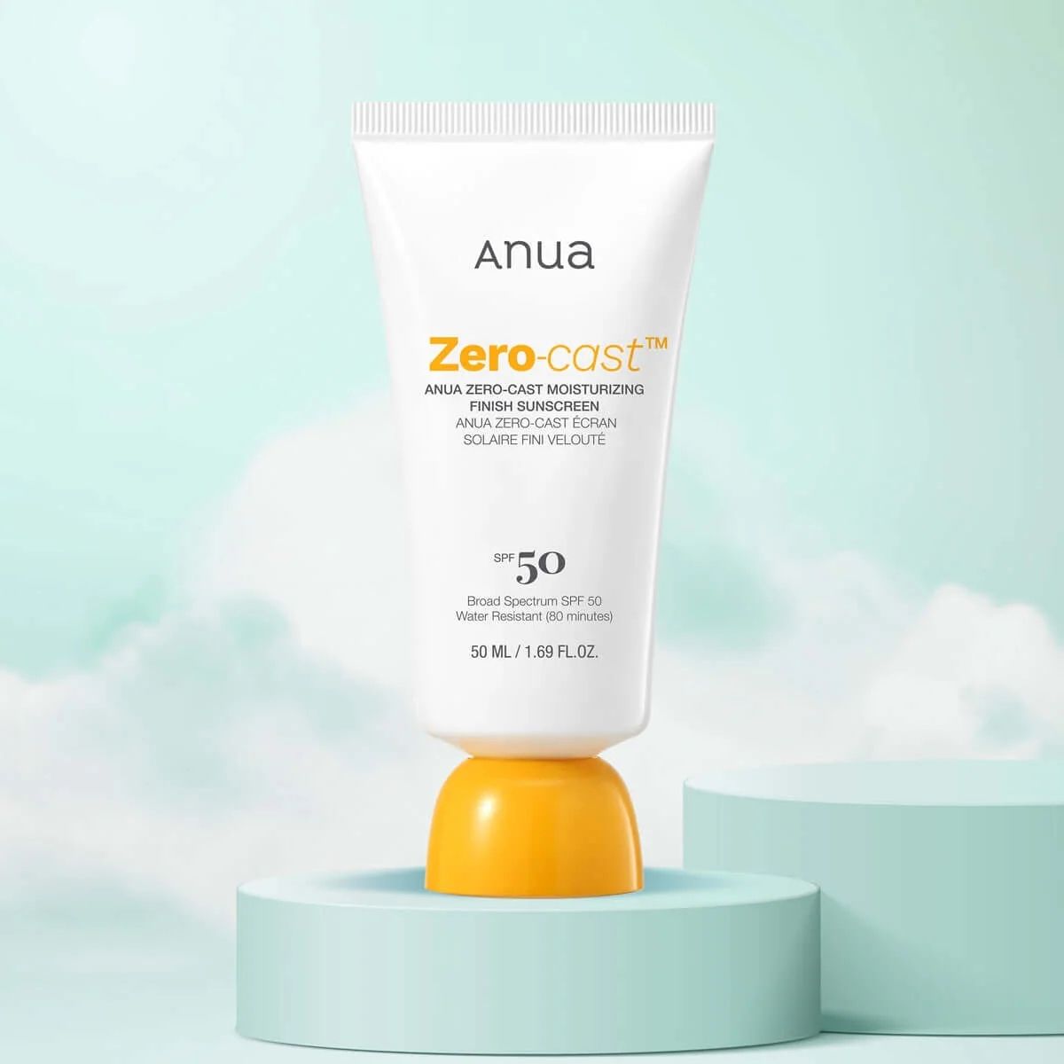 MKO 008 - Anua Zero Cast Moisturizing Finish Sunscreen SPF 50+