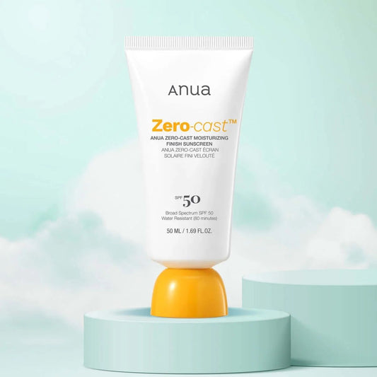 MKO 008 - Anua Zero Cast Moisturizing Finish Sunscreen SPF 50+