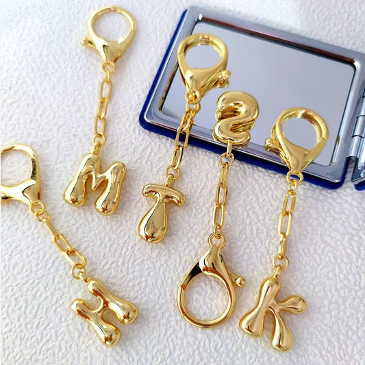 LGG - Bubble Initial Letter A to Z Keychain