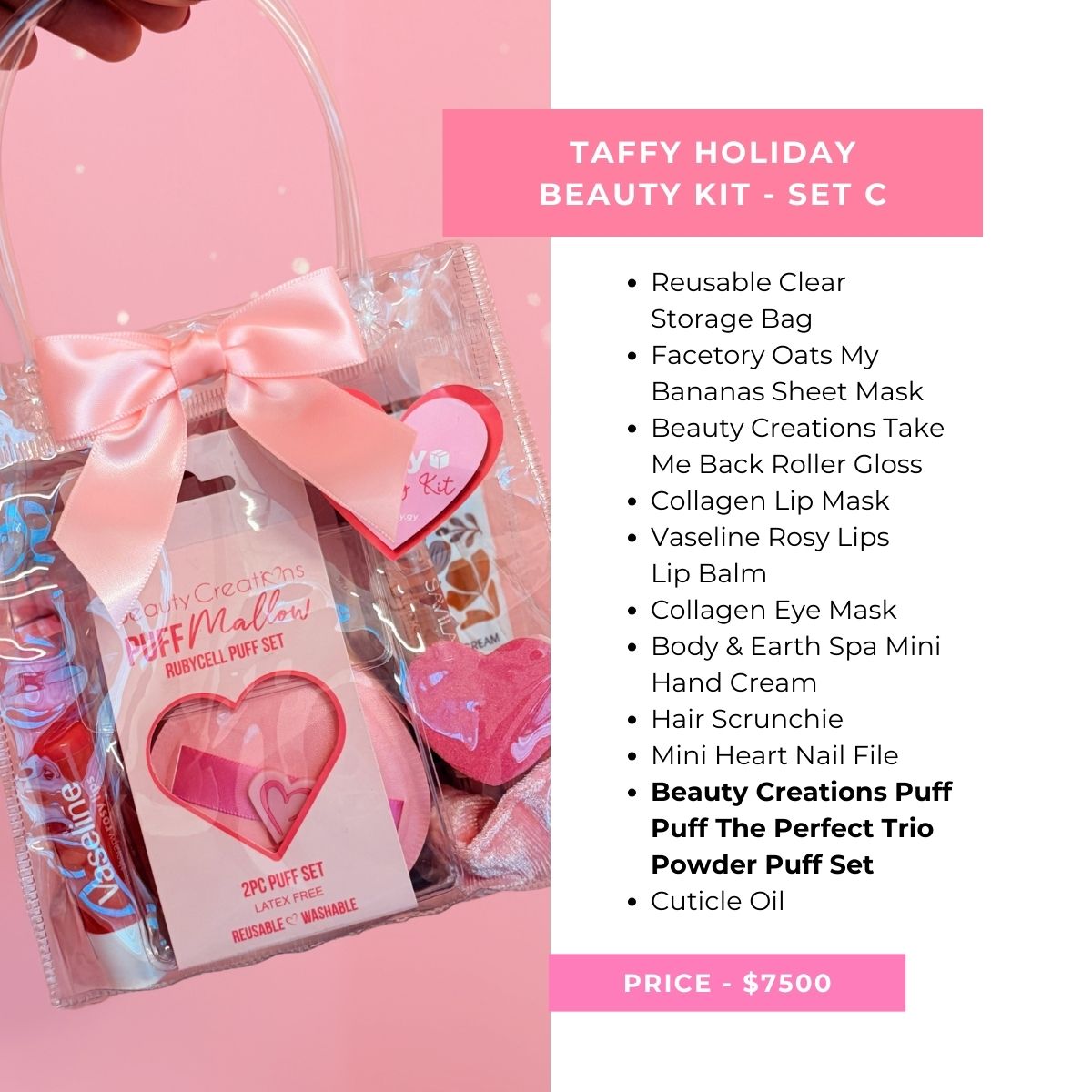 TAF - Taffy x Pressed Pink Holiday Beauty Kit