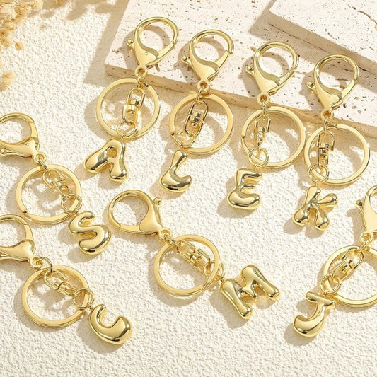 LGG - Bubble Initial Letter A to Z Keychain