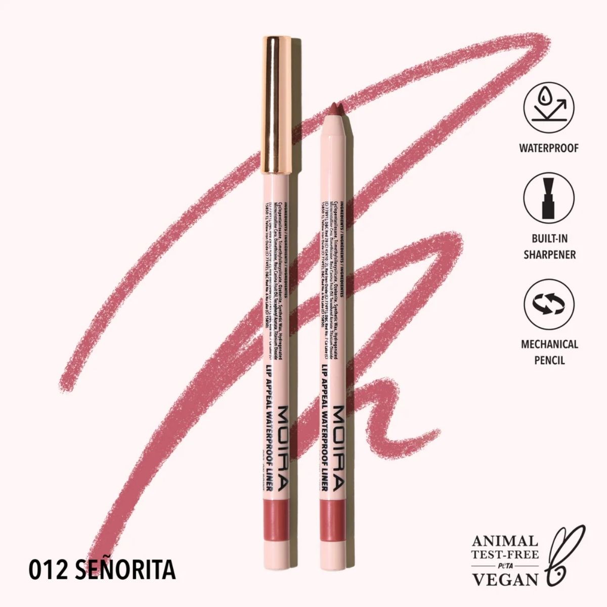 TAF - Moira Lip Appeal Waterproof Lip Liner