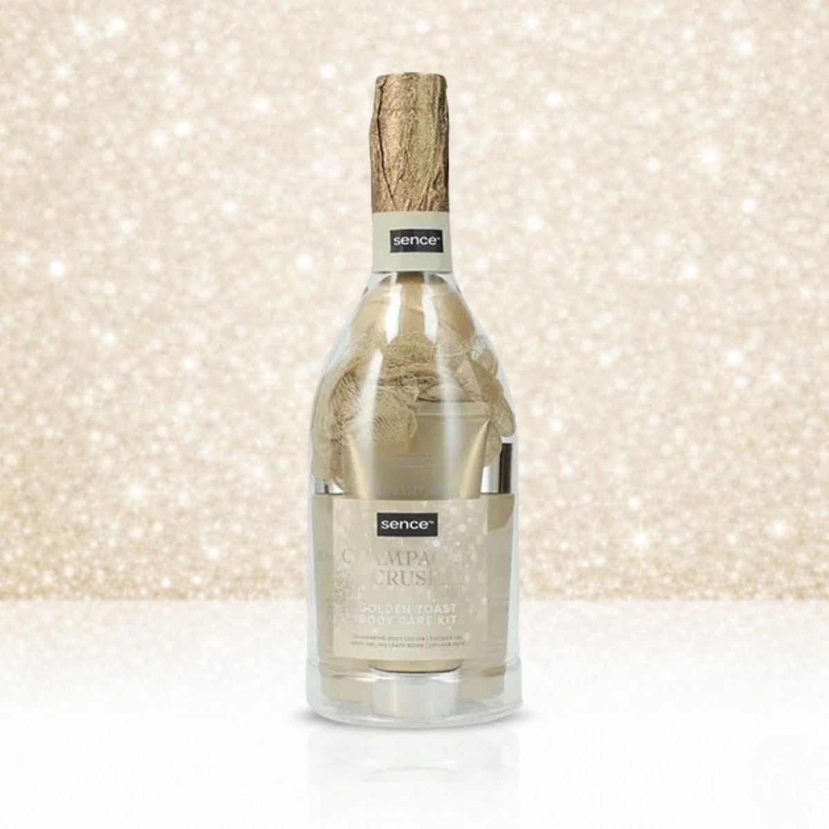 TRU -  Sence Champagne Crush Golden Toast Body Care Kit.