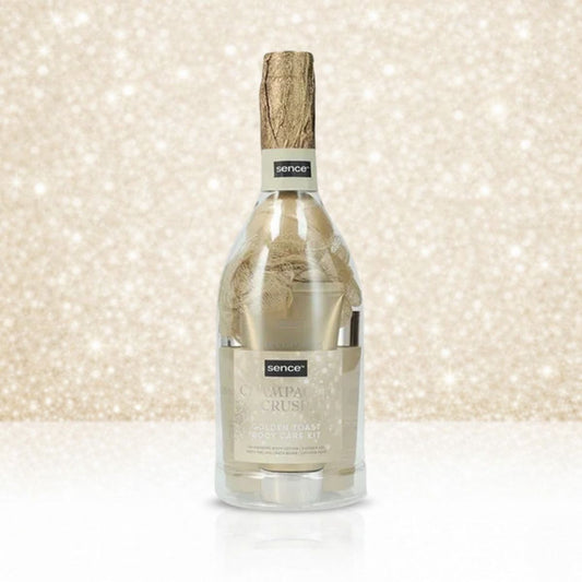 TRU -  Sence Champagne Crush Golden Toast Body Care Kit.