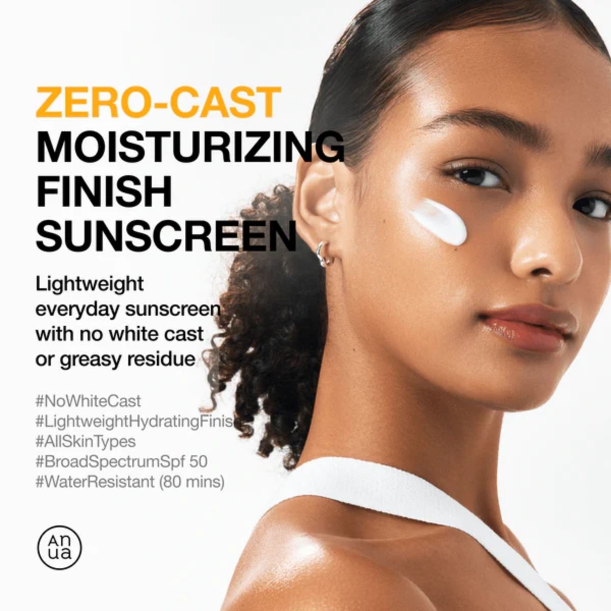 MKO 008 - Anua Zero Cast Moisturizing Finish Sunscreen SPF 50+