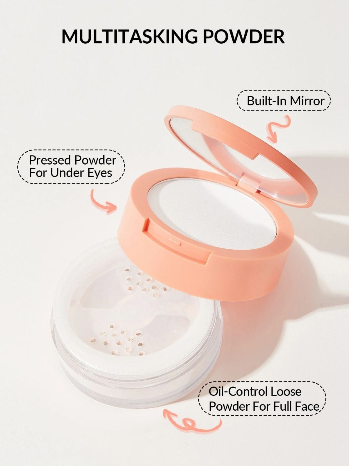 TAF - SHEGLAM Translucent Insta-Ready Face & Under Eye Setting Powder Duo