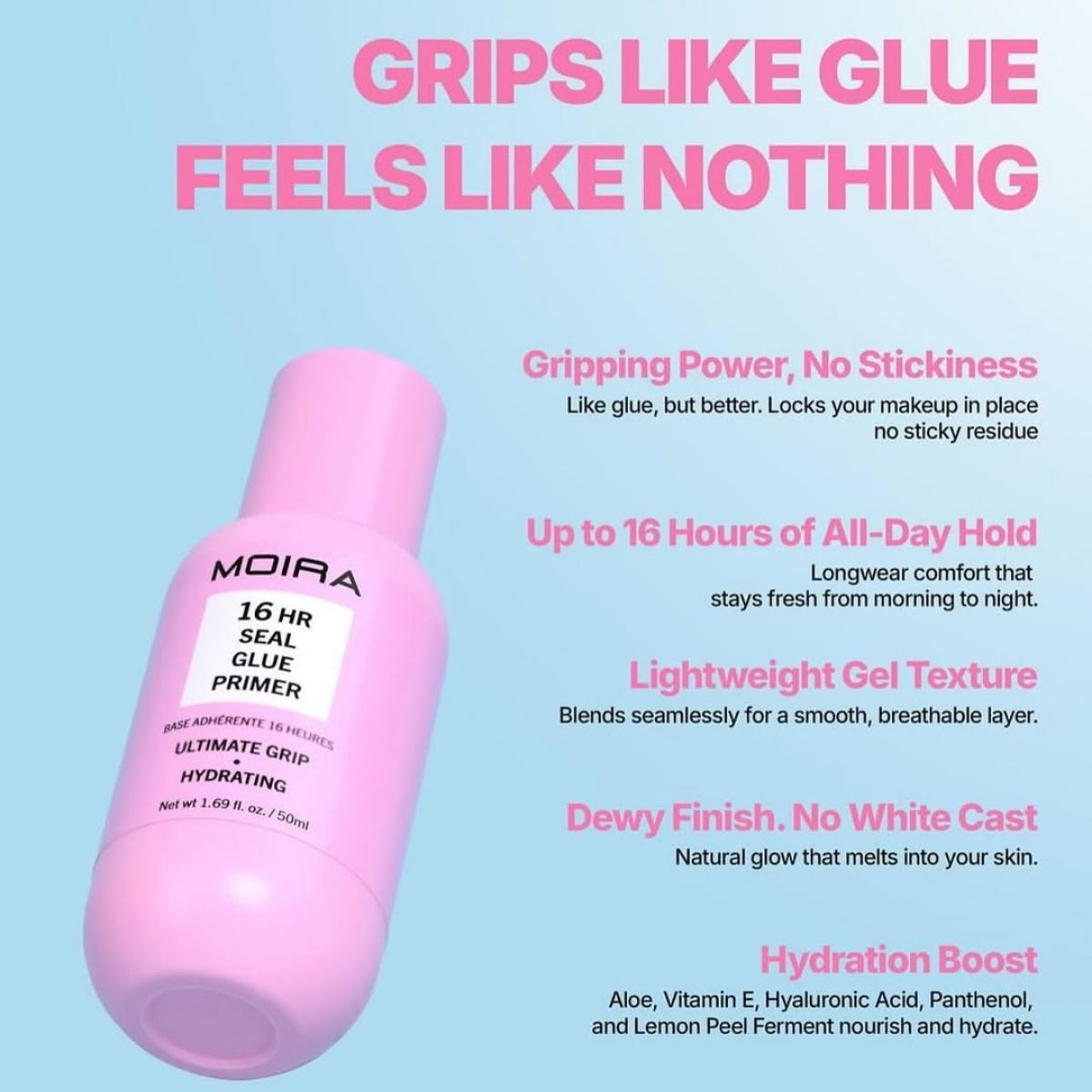 TAF - Moira Beauty 16hr Seal Glue Prime & Set