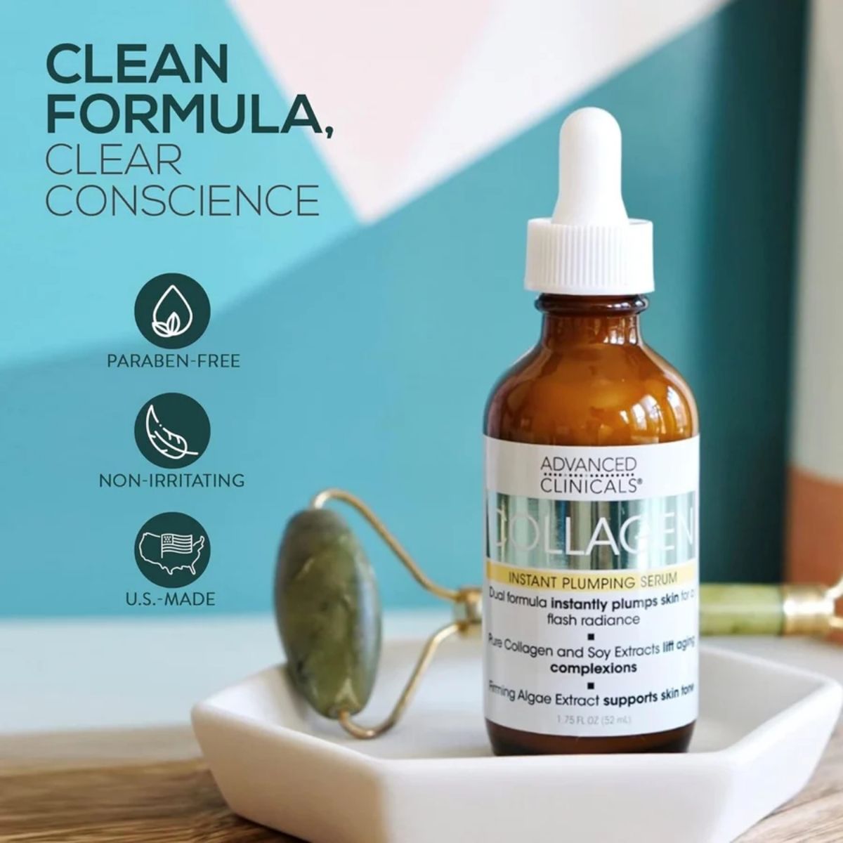 MART - Advanced Clinicals Collagen Plumping Face Serum