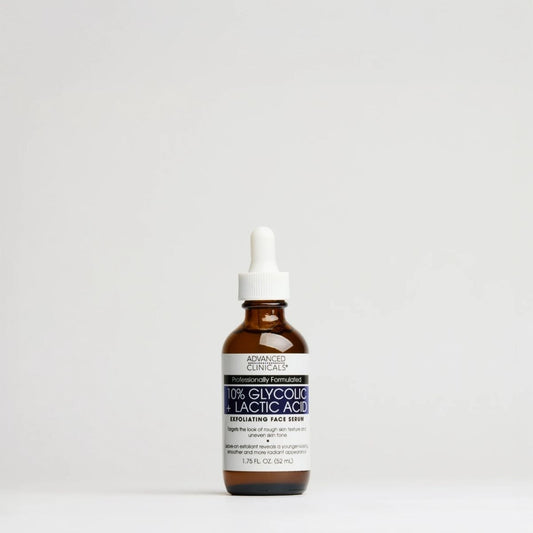 MART - Advanced Clinicals 10% Glycolic + Lactic Acid Face Serum