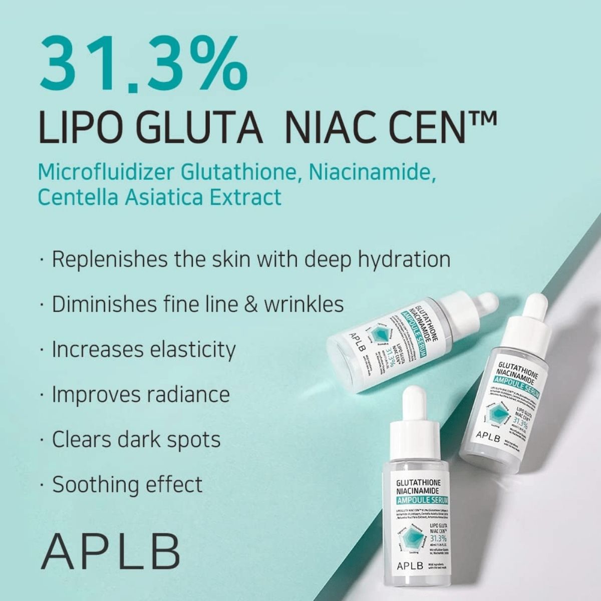 MKO 009 - APLB Glutathione Niacinamide Ampoule Serum