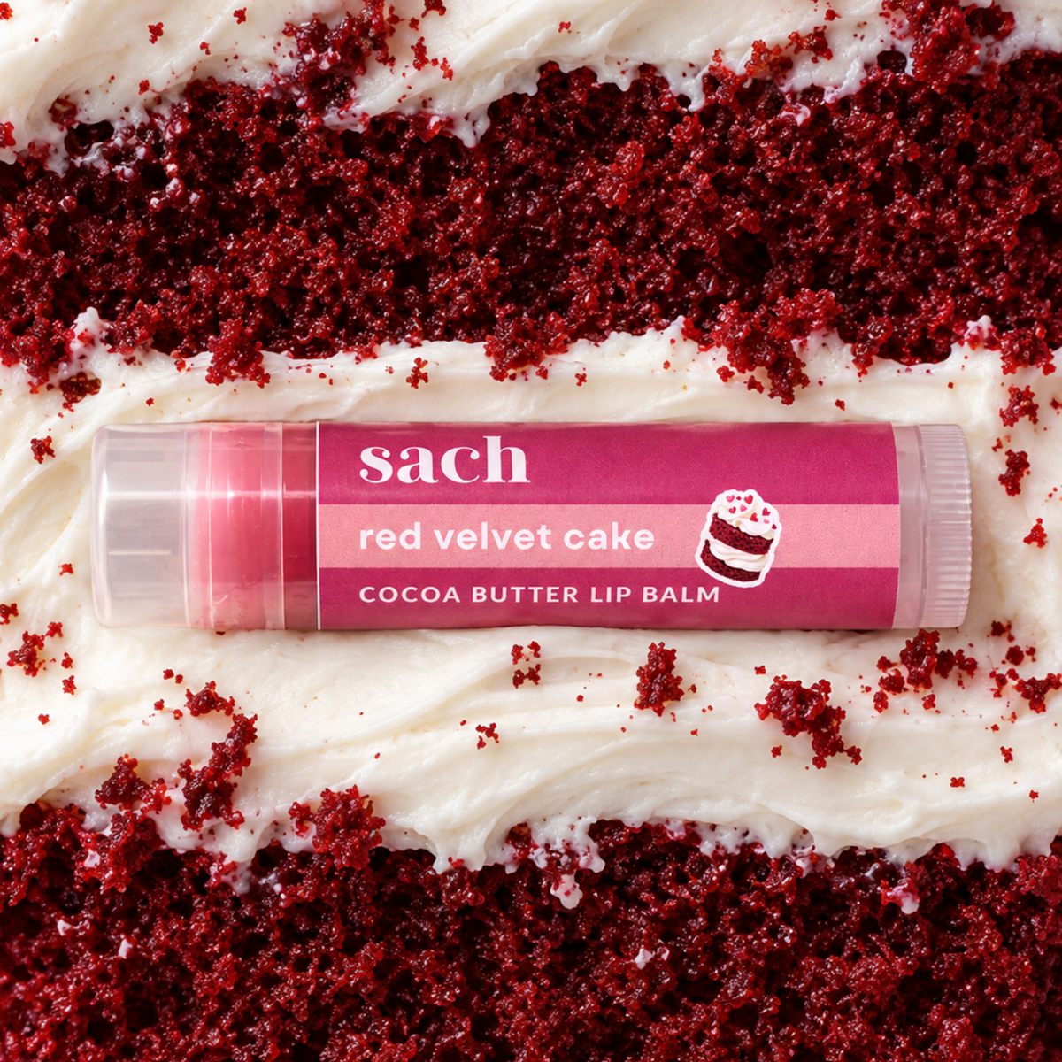 SACH The Cake Lippies Lip Balm - Red Velvet Cake *Limited Edition