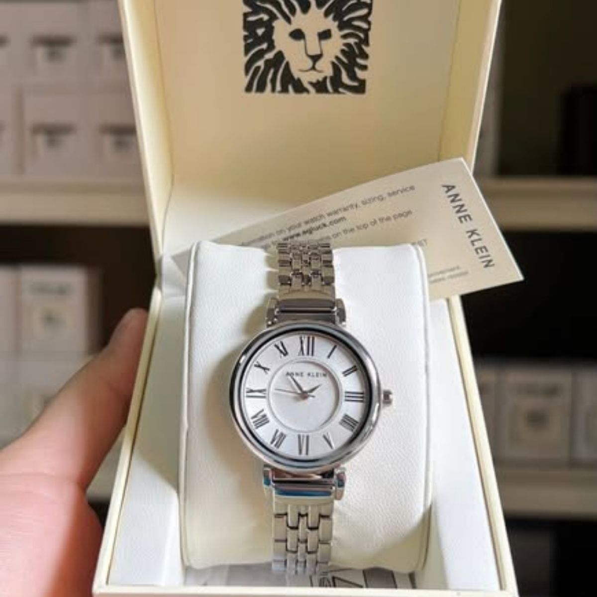 LGG - Anne Klein Silver Tone Bracelet Watch