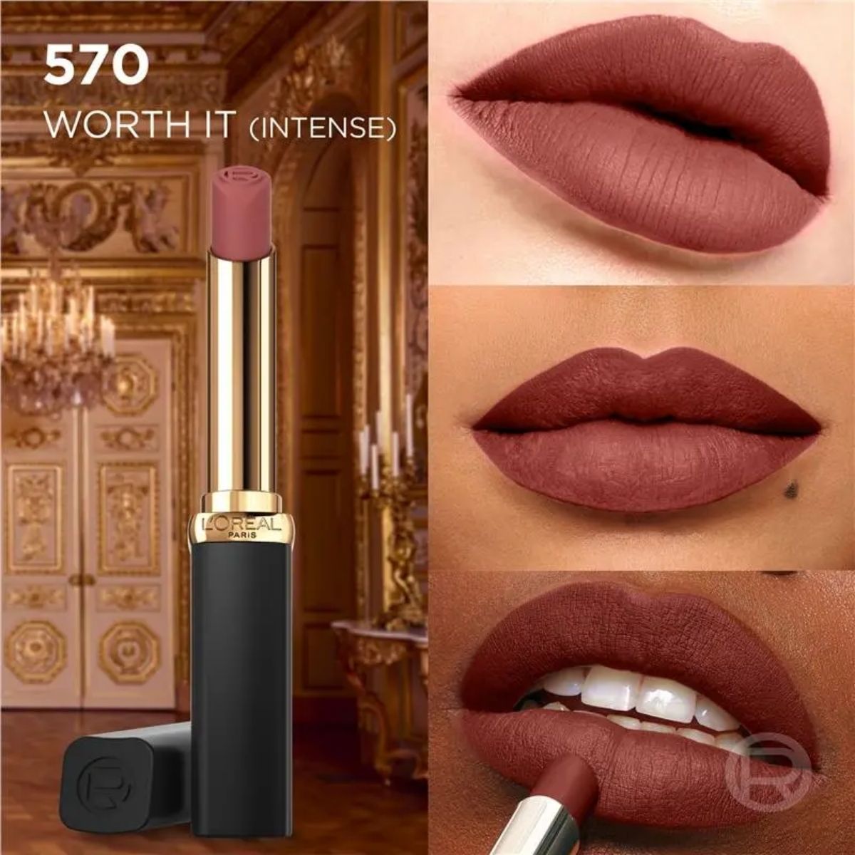 TAF - Loreal Colour Riche Matte Lipstick - 570 Worth It Intense