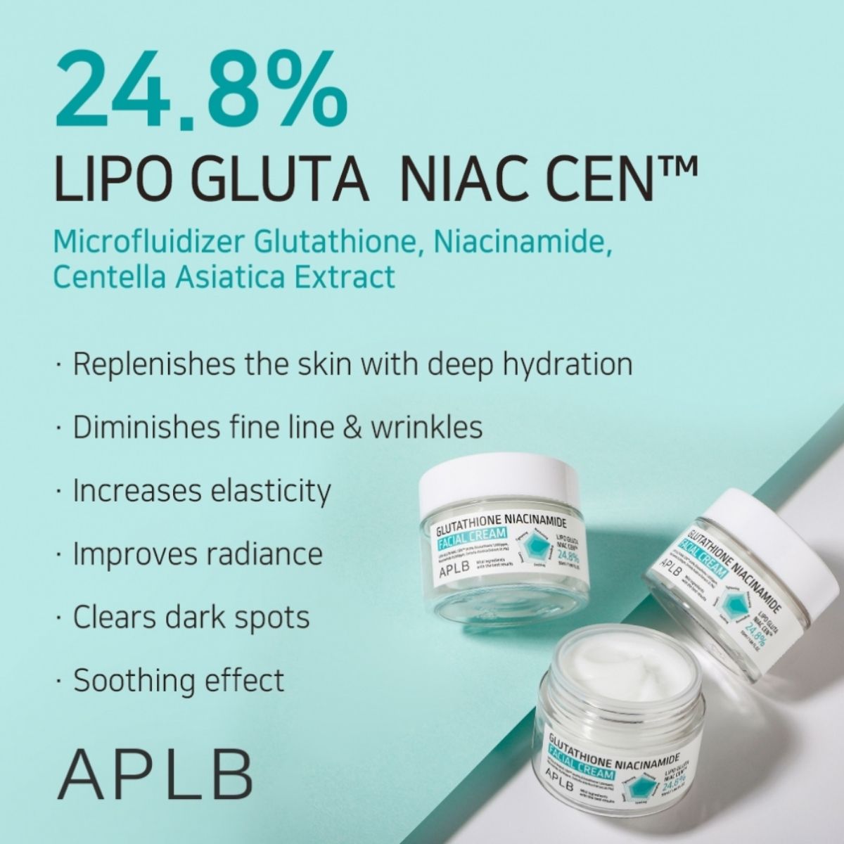 MKO 010 - APLB Glutathione Niacinamide Facial Cream