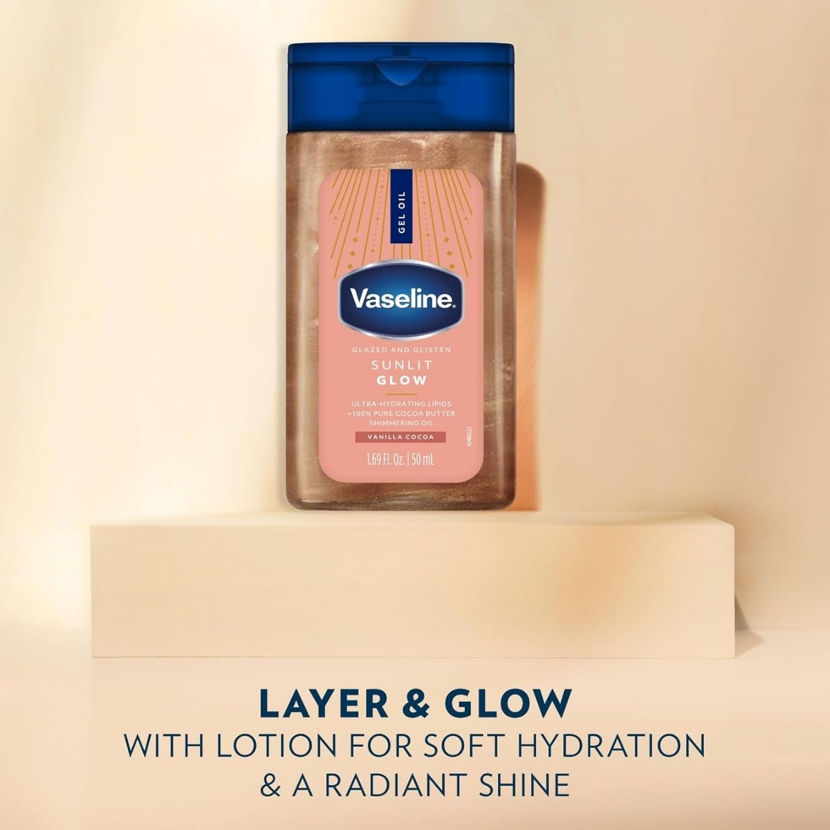 TAF - Vaseline Glazed and Glisten Sunlit Glow Body Gel Oil
