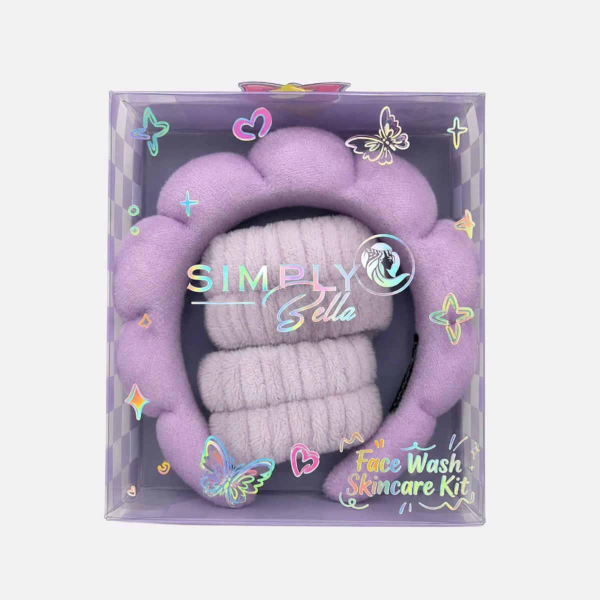 SMC - Simply Bella Face Wash Skincare Kit - Purple