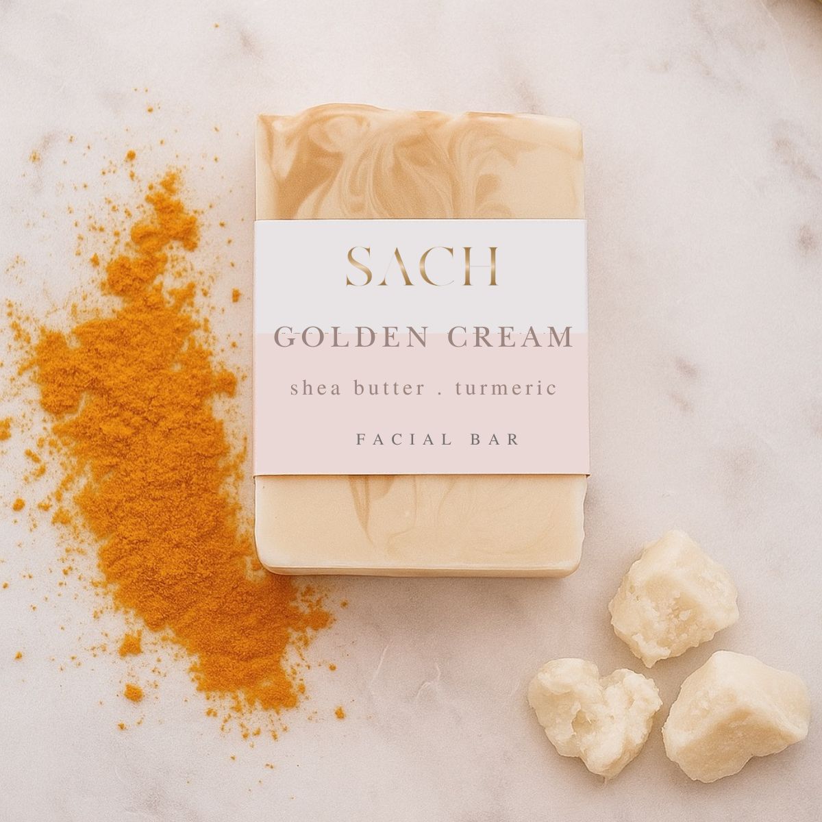 SACH Golden Cream Brightening Facial Bar