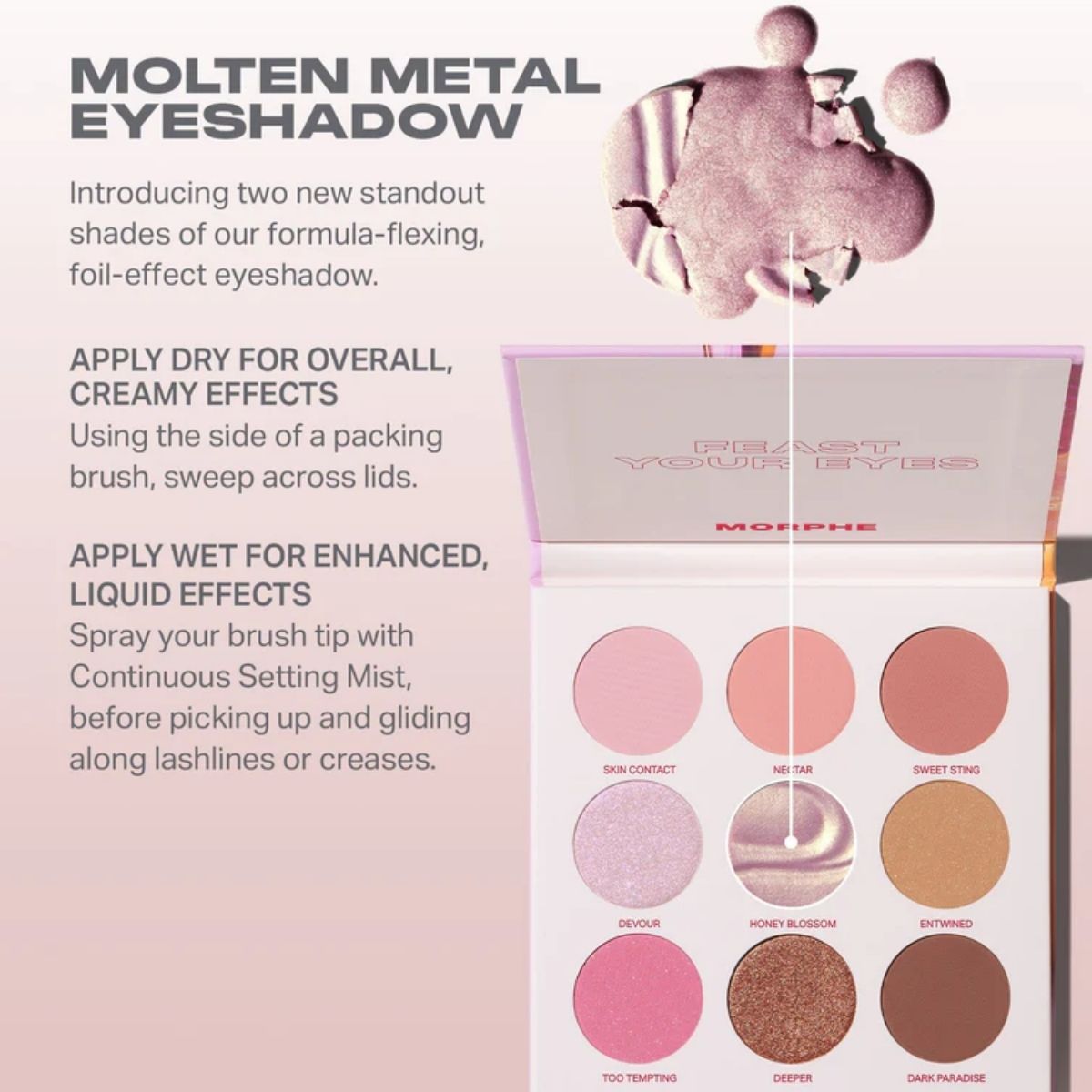 MART - Morphe Forbidden Honey Eyeshadow Palette