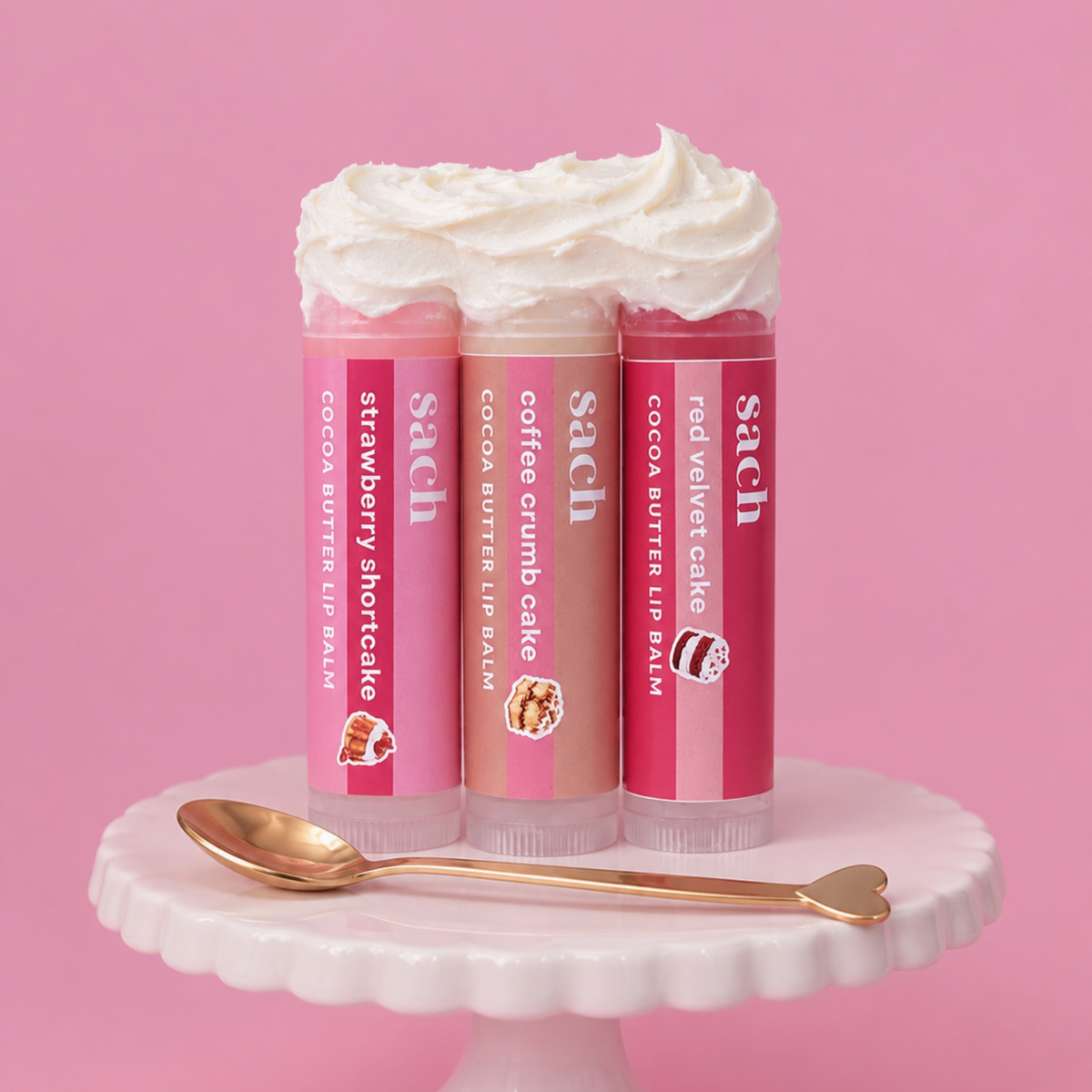 SACH The Cake Lippies Lip Balm - Red Velvet Cake *Limited Edition