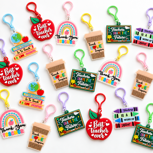 SMC - Teacher Silicone Keychain