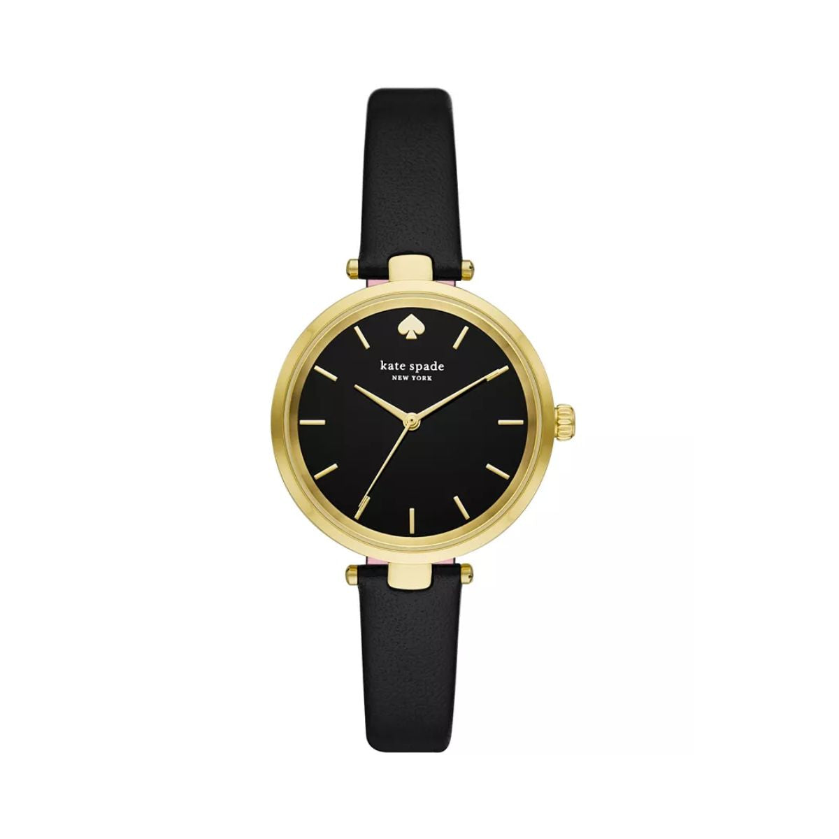 CUR 918 - Kate Spade Black Holland Leather Strap Watch 28mm