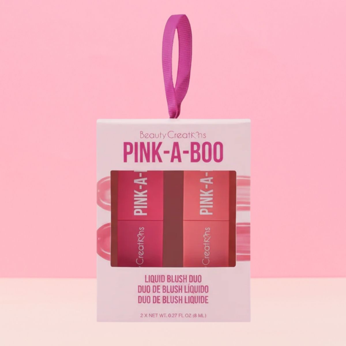 TAF - Beauty Creations Pink A Boo Liquid Blush Duo Set