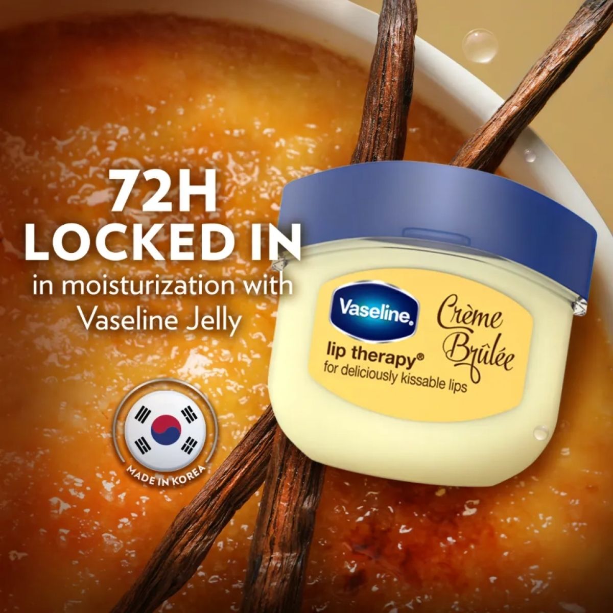 TAF - Vaseline Creme Brulee Lip Therapy Balm