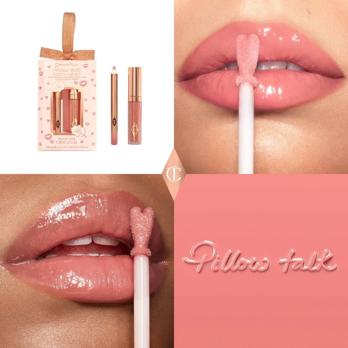 TFL - Charlotte Tilbury Mini Pillow Talk Glossy Lip Duo Set