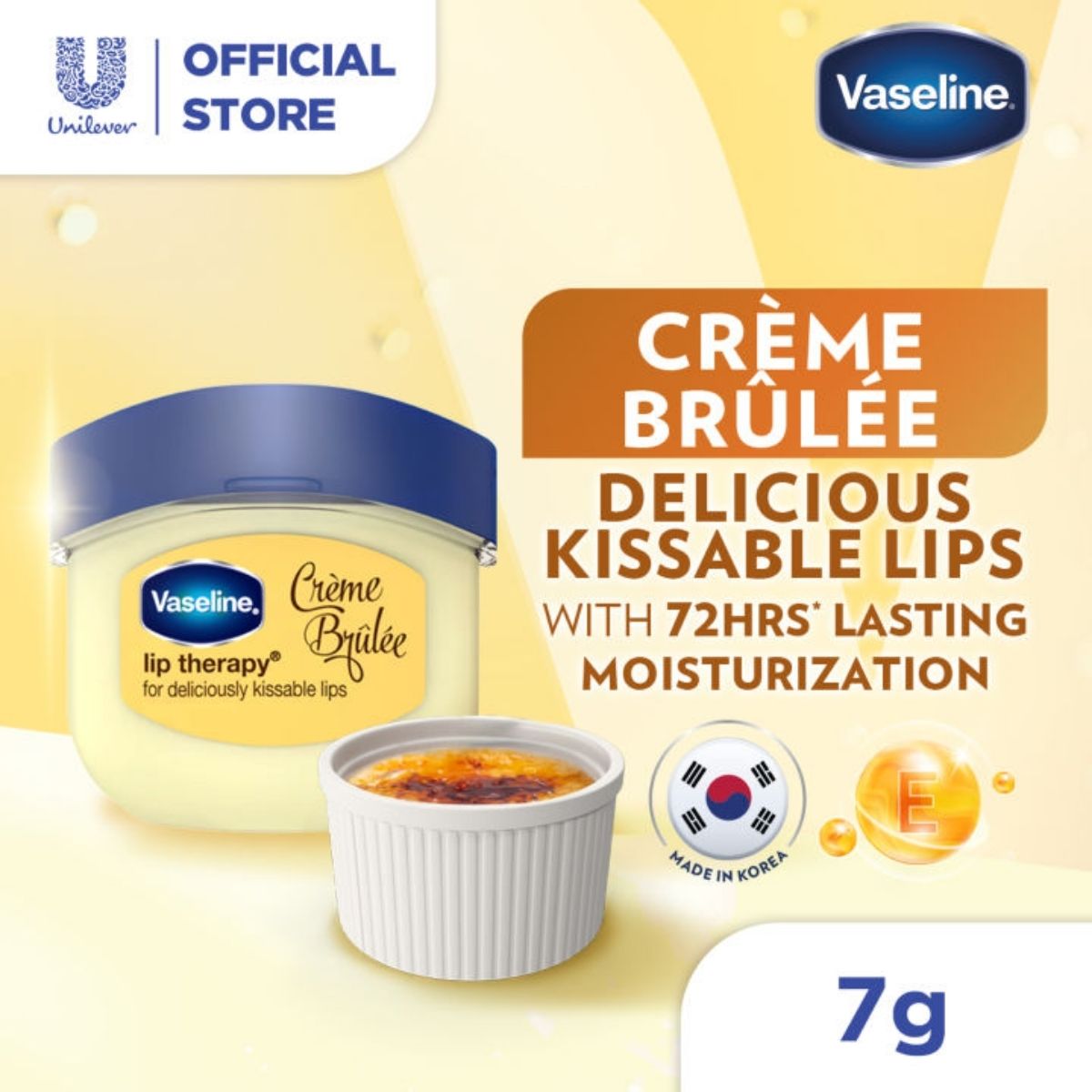 TAF - Vaseline Creme Brulee Lip Therapy Balm