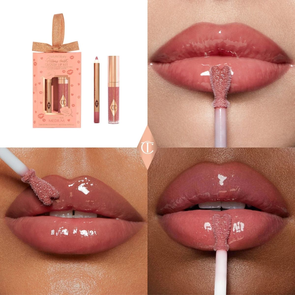TFL - Charlotte Tilbury Mini Pillow Talk Glossy Lip Duo Set