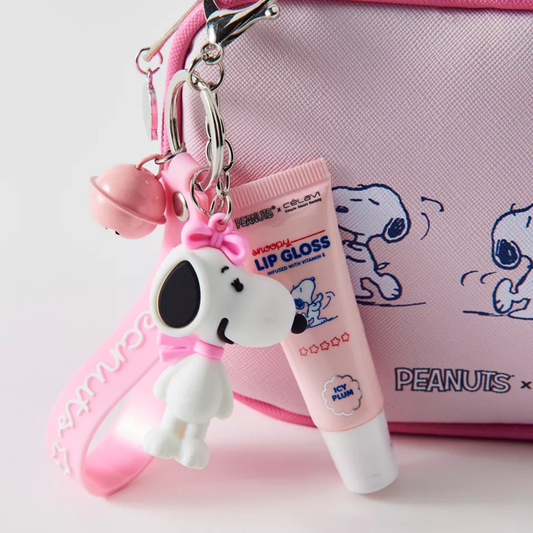 SMC - Celavi x Peanuts Snoopy Lip Gloss with Keychain