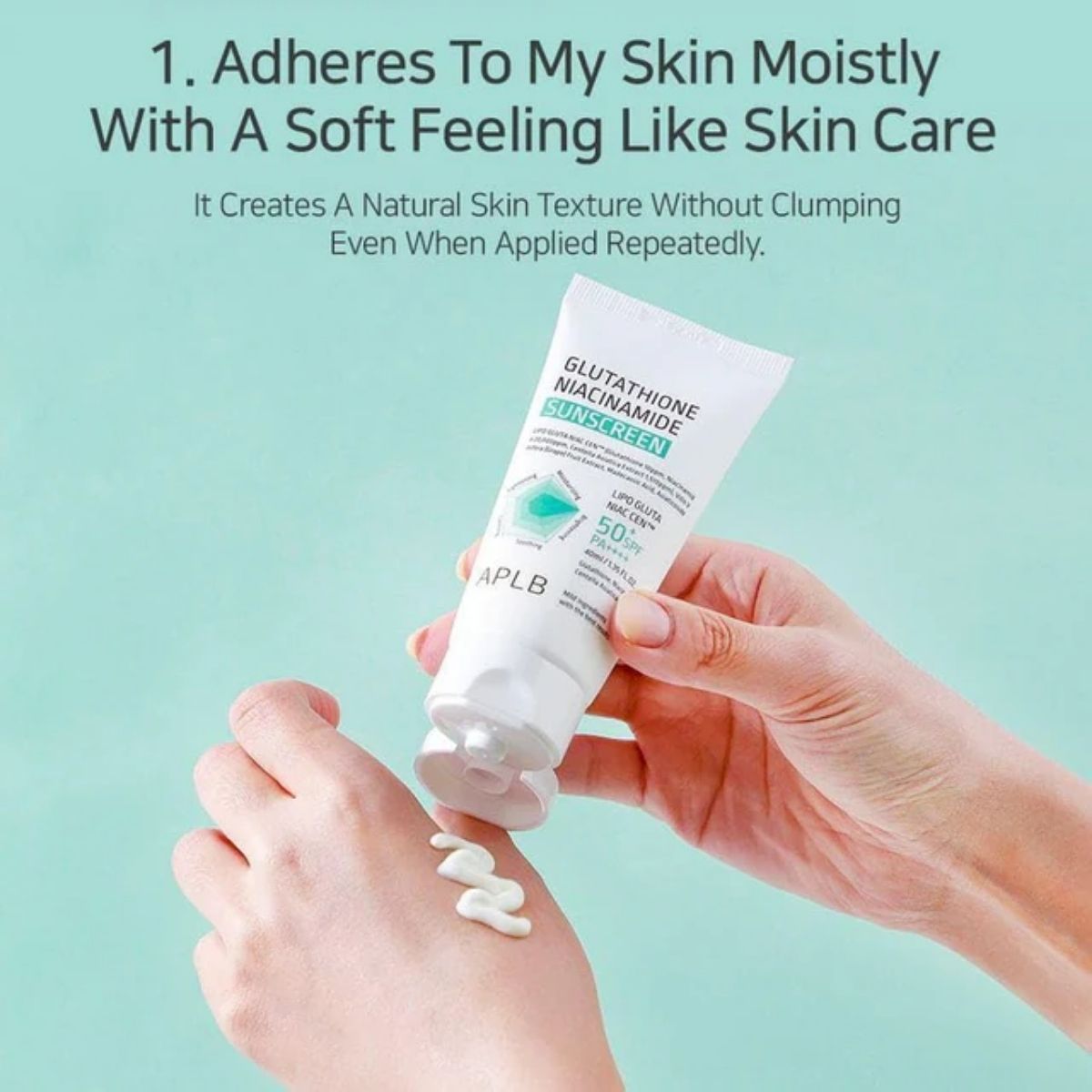 MKO 013 - APLB Glutathione Niacinamide Sunscreen SPF 50+