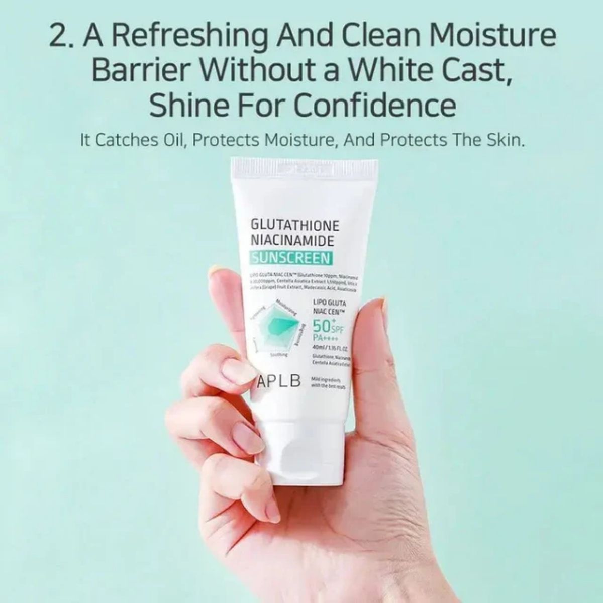 MKO 013 - APLB Glutathione Niacinamide Sunscreen SPF 50+