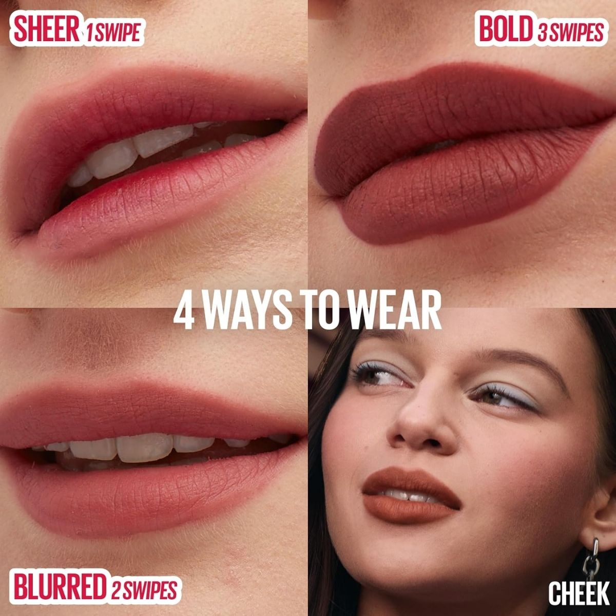 TAF - Maybelline Super Stay Matte Teddy Lip Tint - 55 Kneehigh