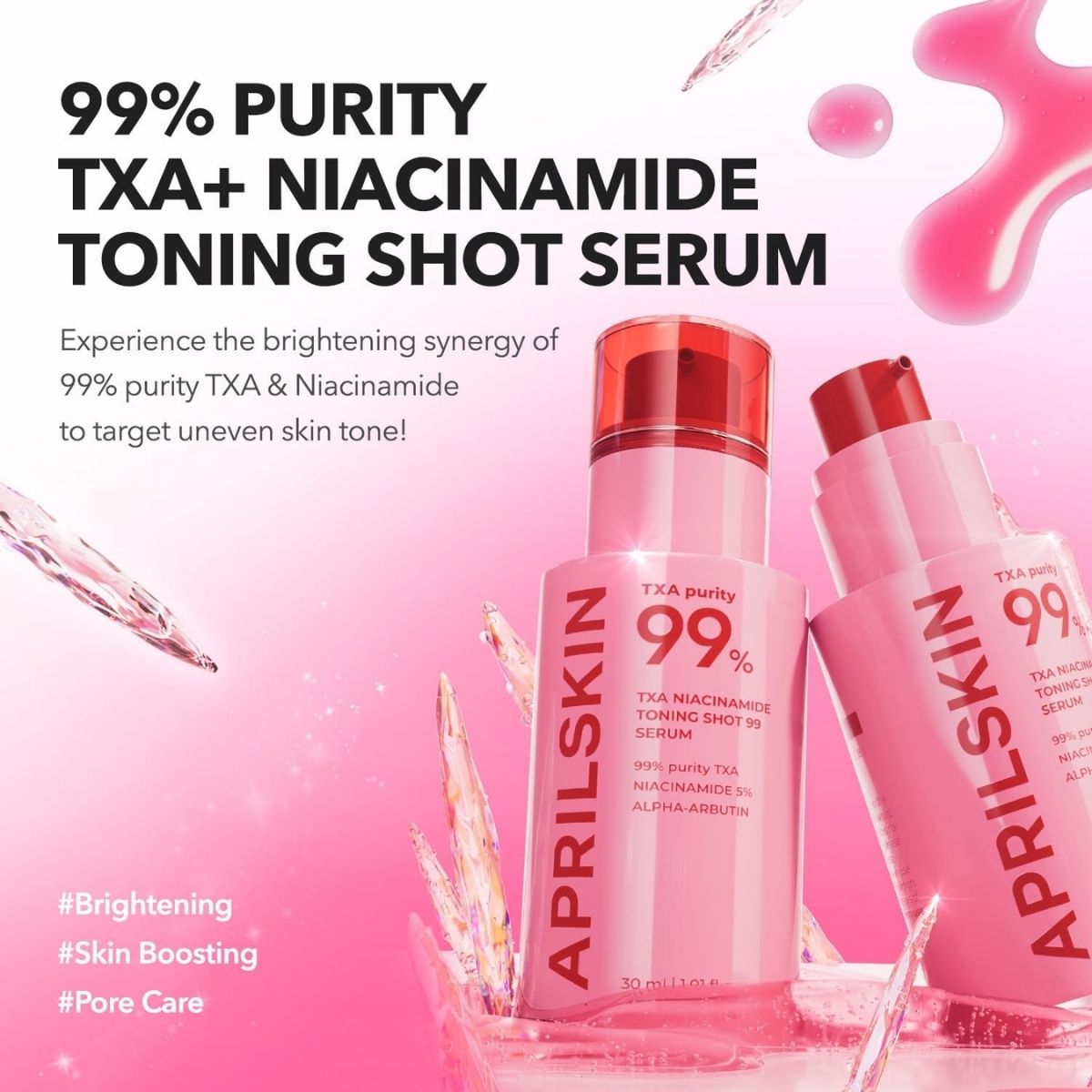 MKO 014 - Aprilskin TXA Niacinamide Toning Shot 99 Serum